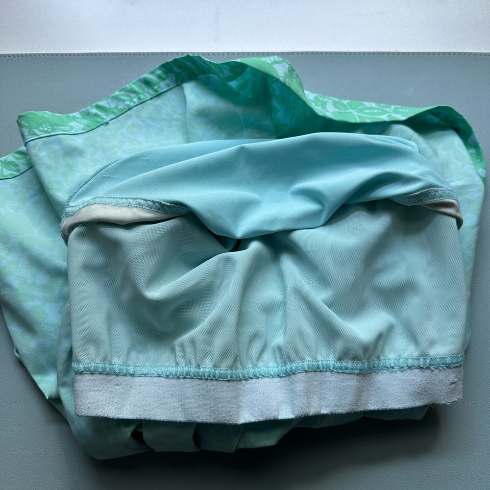 Adidas by Stella McCartney Mint Green Floral Tennis Dress - Picture 7 of 13